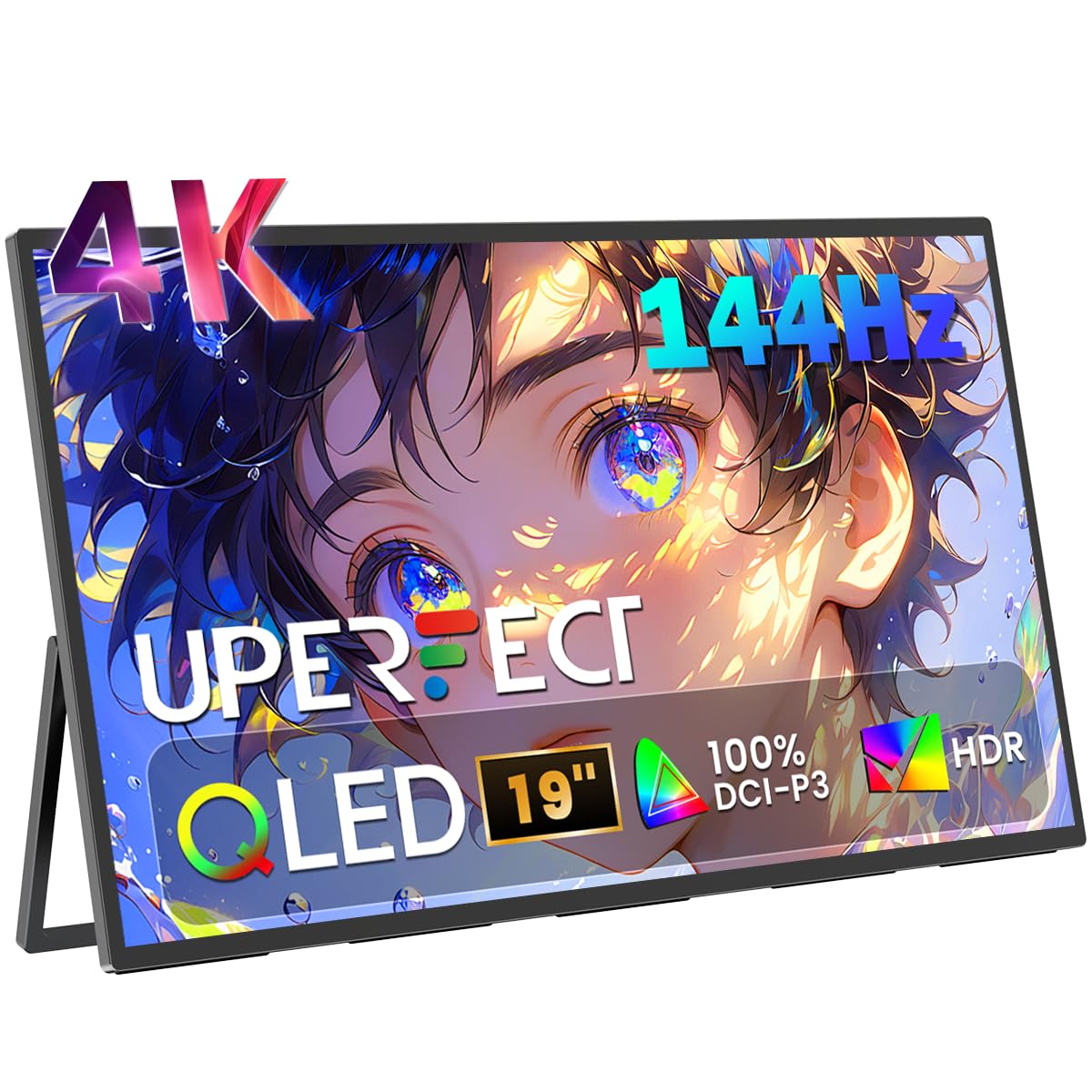UPERFECT モバイルモニター 4K 18.4インチ大画面 UPERFECT モバイルモニター 4K 非光沢 18.4インチ 大画面 3840x2160